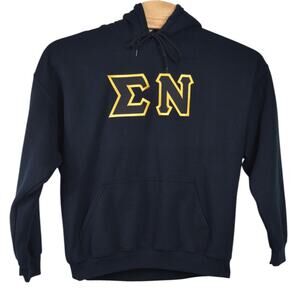 Sigma Nu Hoodie XL - Greek Letters Pullover